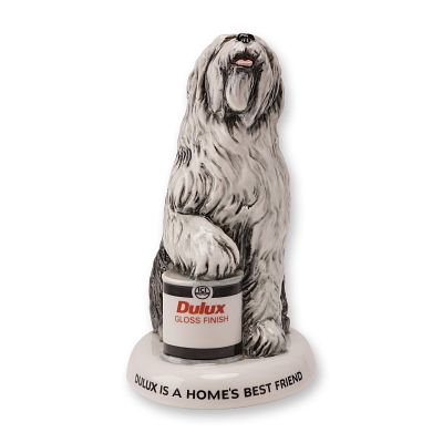 Royal Doulton Advertising Figurine, Dulux Dog MCL17. Introduced in 1931 by ICI and DuPont, Dulux 