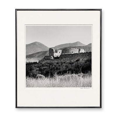 Paul Petricone (American, 1922-1988) Black and White Landscape Photograph, Signed. Paul 