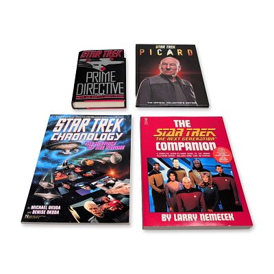 A Collection of Star Trek Reference Books and Novel. A collection of Star Trek publications 