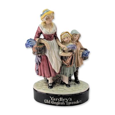 Royal Doulton Porcelain Figurine, Yardley's Old English Lavender. Designed by Leslie Harradine. 