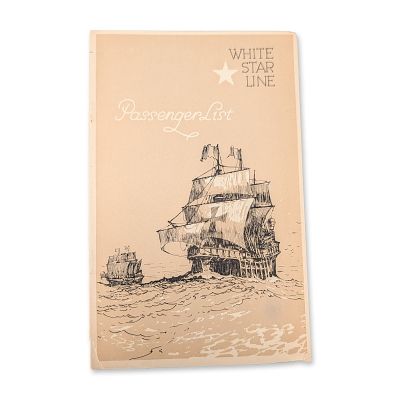 White Star Line 1932 RMS Majestic Passenger List. White Star Line First Class Passenger List for 