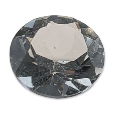 Loose Colorless Round Brilliant Cut Quartz Gemstone. Loose colorless quartz gemstone, appears to 