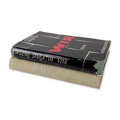 2 German Language Hardcover Books, Wir and Unsterblicher Mozart. The first is a first edition of 