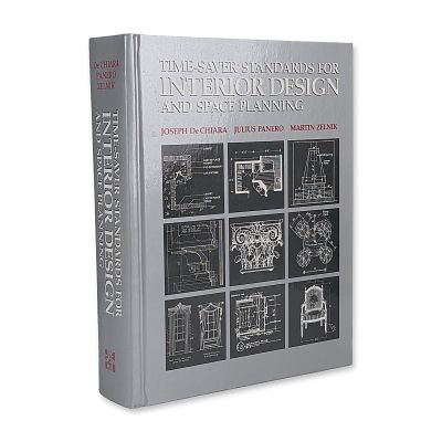 De Chiara Time-Saver Standards for Interior Design Hardcover Book. Time-Saver Standards for 