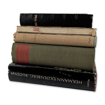 6 German Literary and Religious Volumes. A collection of mid-20th century German-language books 