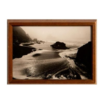 Rick Preston (American, b. 1966), Photograph, Cronkite Cove. Black and white photograph by Rick 