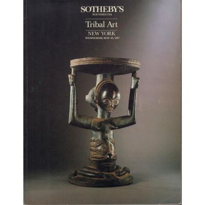 Auction Catalog, Sotheby's Tribal Art. New York, Wednesday, May 20, 1987. Covering regions of 