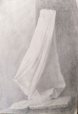 Штрейсс Ганс. Набросок . Бумага, карандаш. Размер: 30 х 21 см. Работа подписная, в хорошем состоянии