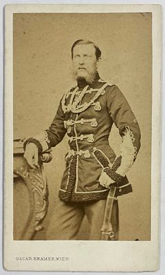 Фотогр. Оскар Крамер. Великий князь Константин Николаевич в военной форме. 1870-е гг. 