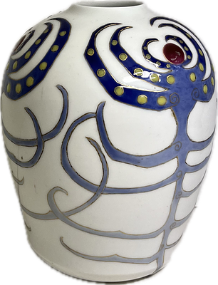 [Экспертиза][Ко двору Его Императорского Величества] Ваза фарфоровая "Волчьи глаза". Автор 