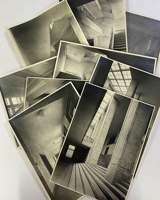 [Составной лот] Фотогр. Макс Краевский. 9 фото. Архитектурные фрагменты. 1920-е гг. Размер: 17 