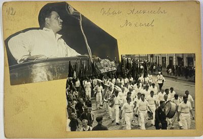 Фотоколлаж. Лихачев И. 1930-е гг. Размер: 14,5 х 21 см. Иван Алексеевич Лихачёв (1896 