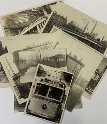 [Составной лот] 10 фото. Трамваи. 1920-1940-е гг.