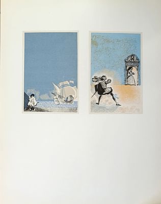 Епифанов Г. Иллюстрации к "Неизданным новеллам" М. Сервантеса.1933 г.
Бумага, факсимильное 
