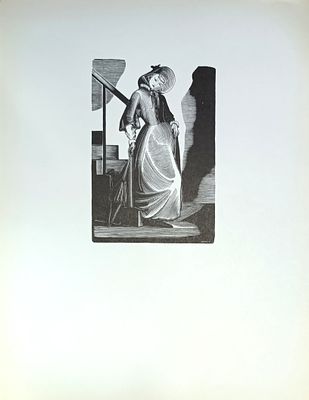 Пиков Михаил Иванович (1903–1973). Актриса М.И. Бабанова в роли Поленьки в пьесе А.Н. 