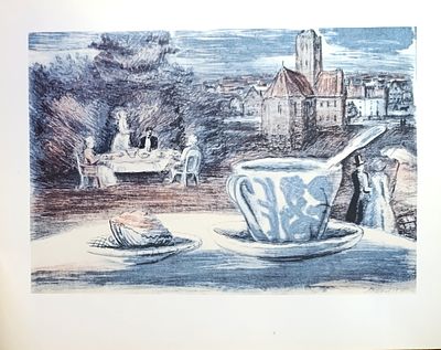 Журов А. Форзац к роману " В сторону Свана" М. Пруста. 1935 г.
Бумага, факсимильное 