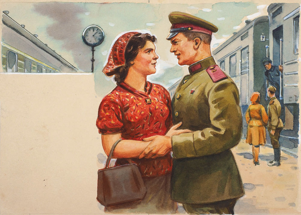 Военная почта рисунок