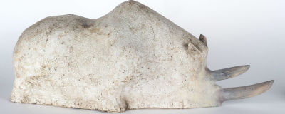 Лиховцев Дмитрий. Скульптура из серии &laquo;Полдень в Саванне&raquo;. 2016. Шамот, ручная 