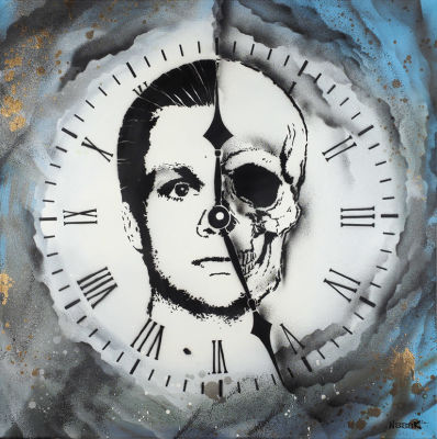 Николай N888К Николаев &laquo;Your Time (Двенадцать двадцать семь)&raquo;. 2019. Холст 