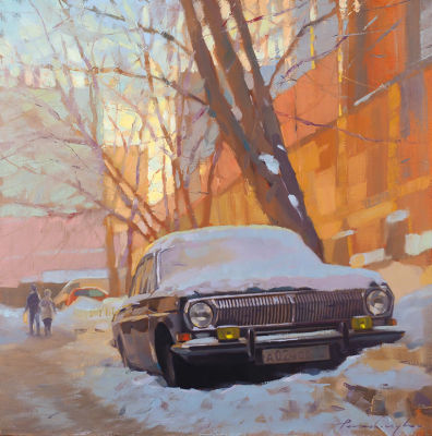 Перешивайлов Петр. &laquo;В ожидании весны&raquo;. 2019. Холст, масло, матовый акриловый лак. 