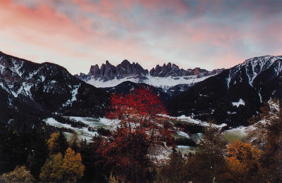 Питенин Дмитрий. &laquo;Доломитовая осень&raquo;. 2014. Бумага, печать. 30&times;40 см (лист) 