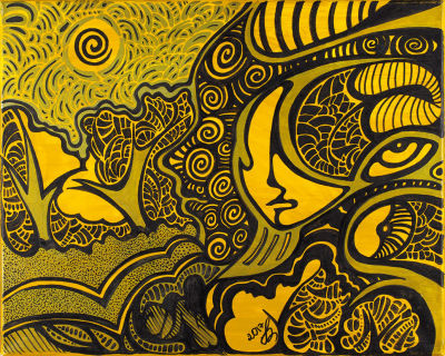 Прудникова Екатерина. &laquo;Осенняя&raquo;. 2017. Холст, акрил, 40&times;50 см.