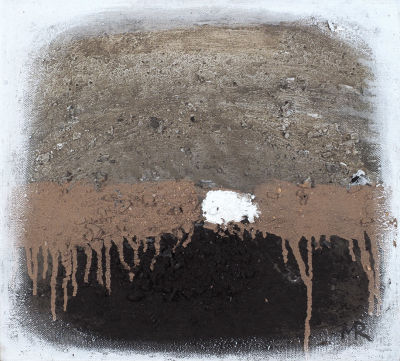 Рошняк Михаил. &laquo;Начало&raquo;. 2019. Техника авторская (земля). 48&times;53 см.