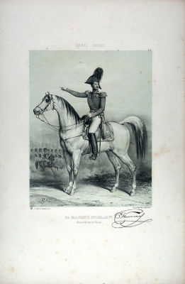 Пажоль, К.-П. Русская армия. [Armee Russe. На фр. яз.]. Париж: Imp. Lemercier, 1856. [1] л., 77 
