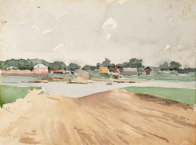 [Собрание коллекционера А. Заволокина] Гурьев Иван Петрович (1875–1943) &laquo;Деревня 