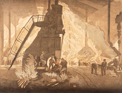 [Собрание художника И.А. Соколова] Смирнов Федор Васильевич (1894–1954) &laquo;Домна&raquo;. 