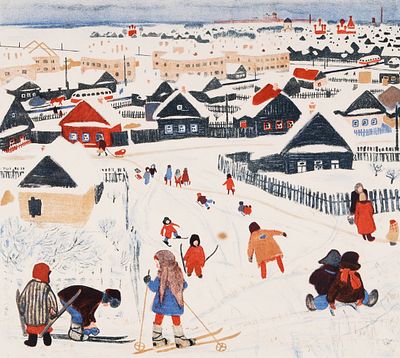 Калинычева Клара Ивановна (1933–1999) &laquo;Подгора&raquo; из серии &laquo;Переславль 