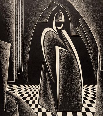 Крынский Анатолий Тихонович (род. 1937) &laquo;Кардинал&raquo;. 1968. Бумага, литография 