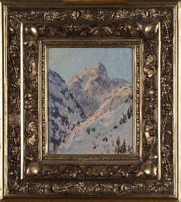 Дубовской Николай Никанорович (1859–1918) &laquo;Перевал в Австрию&raquo;. 1895. Холст 