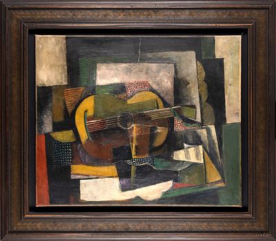Александр Рудницкий &laquo;Натюрморт с гитарой&raquo;. 1922. Холст, масло, 54&times;65 . 