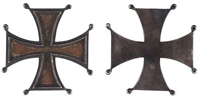 Кульмский крест офицерский. Пруссия, 1810-е. Кульмский крест офицерский . Пруссия, 1810-е гг. 