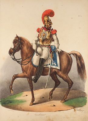 Французский карабинер 1-й четверти XIX в. Париж, 18. Французский карабинер 1-й четверти XIX 