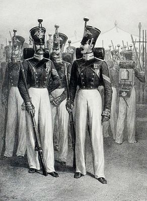 Н.х. &laquo;Офицеры лейб-гвардии Волынского Его Величества полка&raquo;. Франция, 18. Н.х. 