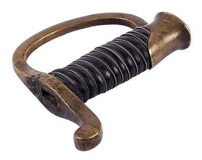 Эфес солдатской сабли лейб-гвардии Конногренадерского полка. Российская империя, 1840-1850-е гг. 