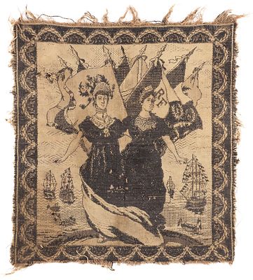 Гобелен в честь заключения союза Российской империи и Французской республики. 