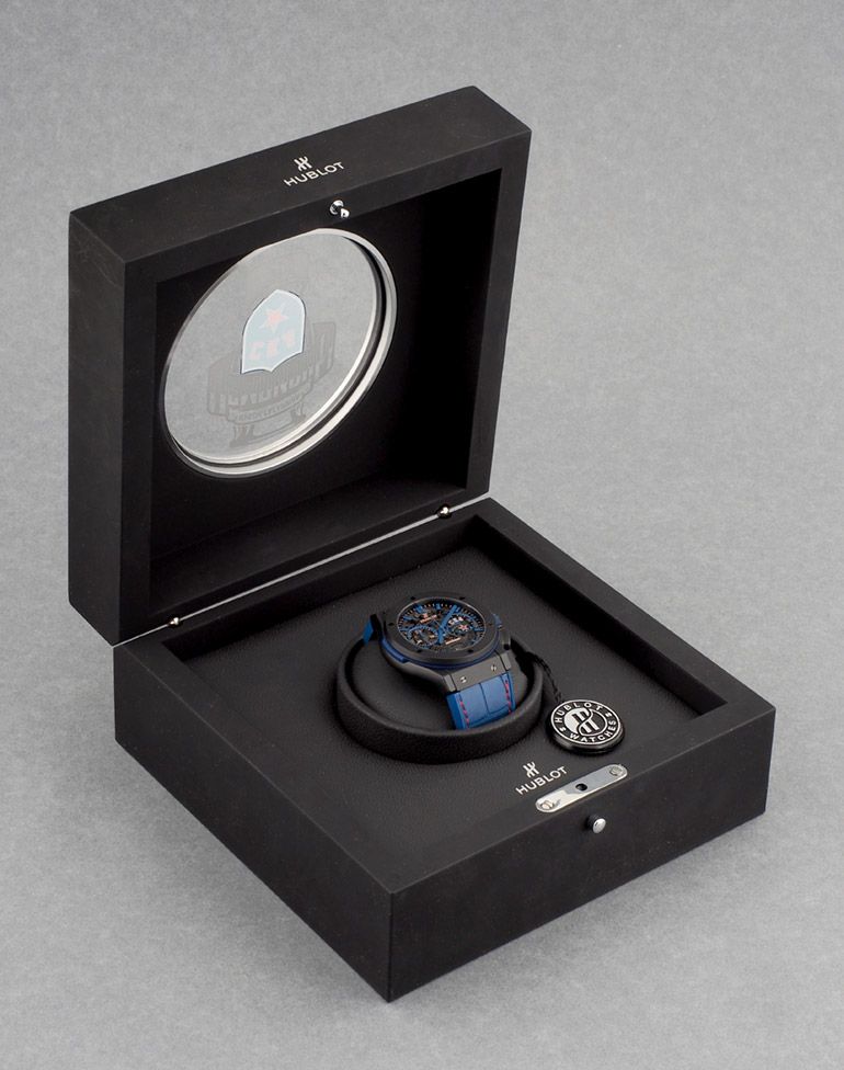 [Special edition. Gagarin Cup 2015] Памятные наручные швейцарские часы &laquo;Hublot&raquo; 