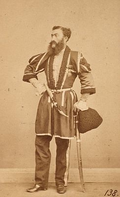 Визитная фотография: Воин из Собственного Его Императорского Величества Конвоя / фот. 