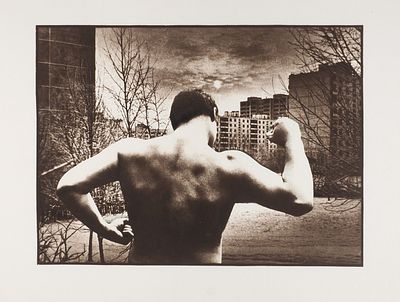 [Фотомонтаж советского постсюрреалиста] Фотография: В новом районе / фот. 