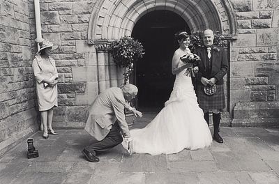 [Фотоагентство Magnum Photos] Фотография: Свадьба в Шотландии / фот. Эллиотт Эрвитт. 