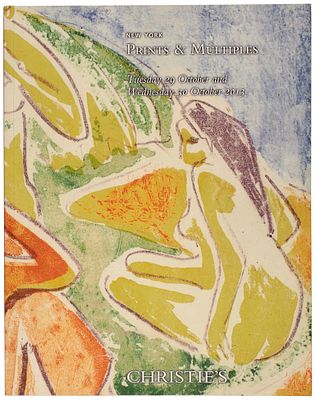 Каталог Christie’s. Оттиски и тиражные работы. Нью-Йорк, 29-30.10.20. Каталог Christie’s. 
