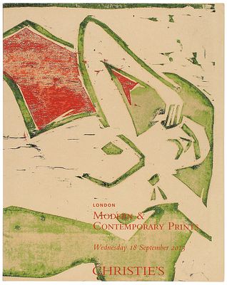 Каталог Christie’s. Оттиски модерна и современности. Лондон, 18.09.20. Каталог Christie’s. 