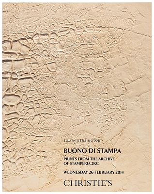 Christie’s. Buono Di Stampa: гравюры из архива &laquo;Stamperia d’Arte 2RC&raquo;. 