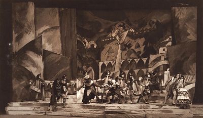 Фотография &laquo;Сцена из оперы Ж. Оффенбаха „Сказки Гофмана“ в постановке 