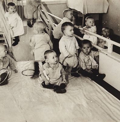 Фотография &laquo;В советском детском саду&raquo;. 1920-е. Фотография &laquo;В советском детском 