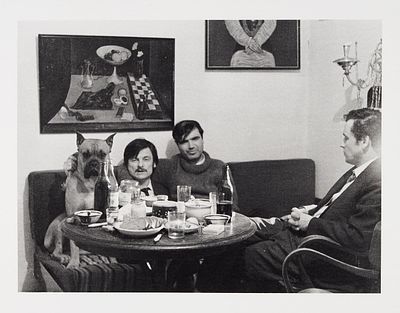 Николай Гнисюк. Фотография &laquo;Андрей Тарковский, Геннадий Шпаликов и Михаил Ромадин 