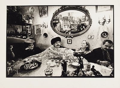 Николай Гнисюк. Две фотографии &laquo;Марчелло Мастроянни и чета Михалковых в гостях 